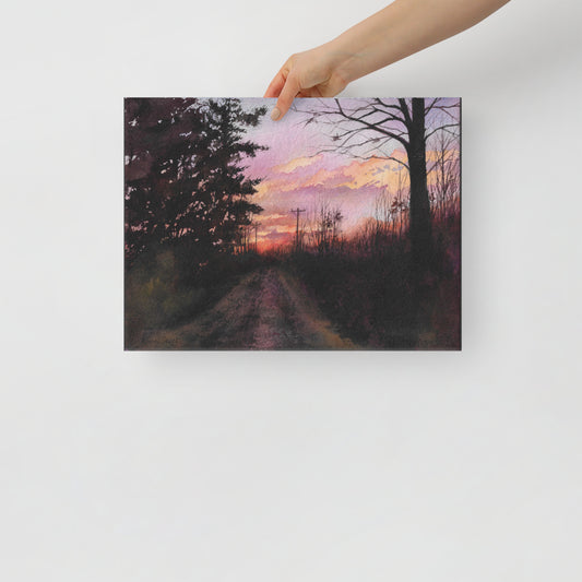 "Just Another Sunset" Canvas Print