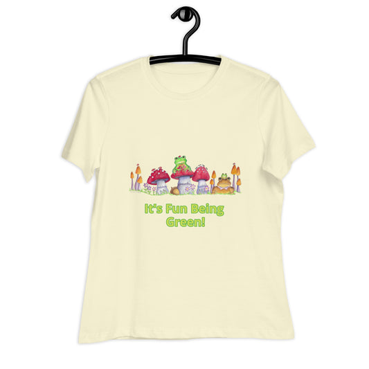 "It's Fun Being Green!" Women's Relaxed T-Shirt